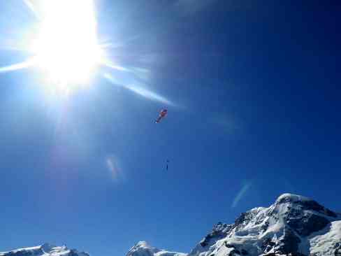 Trockener Steg 2939 m slunce