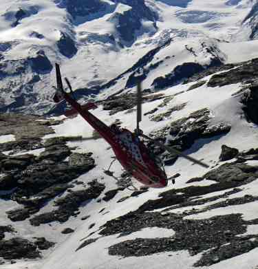 Trockener Steg - helikoptéra